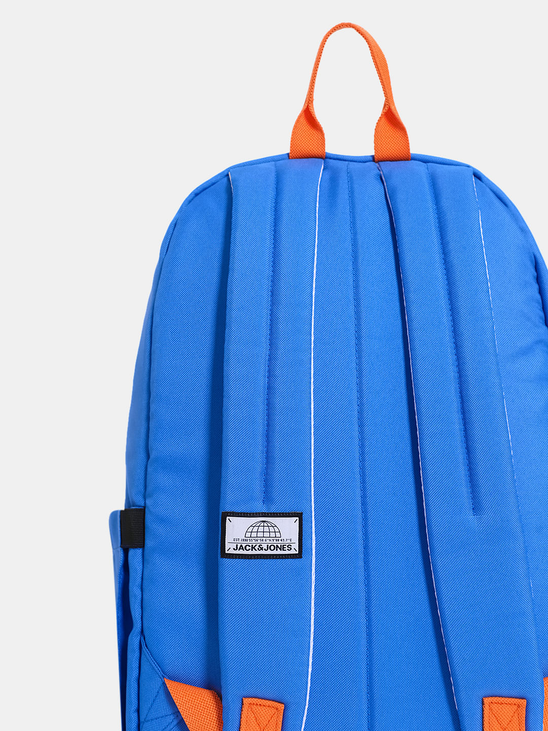 Orange Colourblocked Backpack
