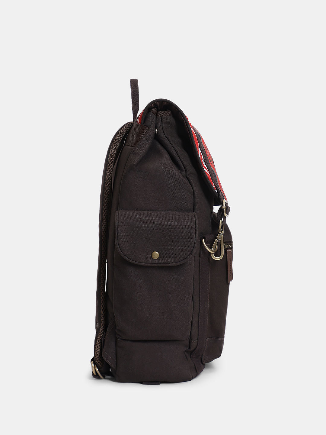 Dark Brown Aztec Print Backpack