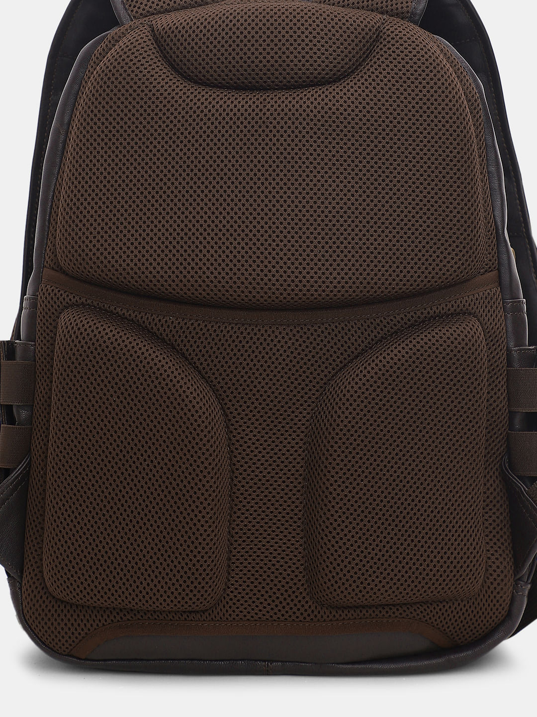 Dark Brown Leather Backpack