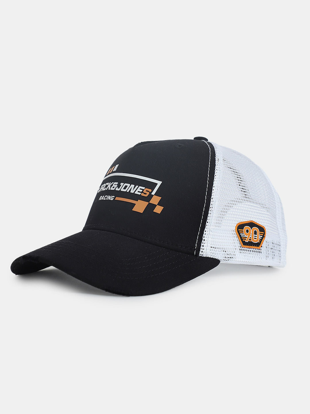 URBAN RACERS by JACK&JONES Black Trucker Cap