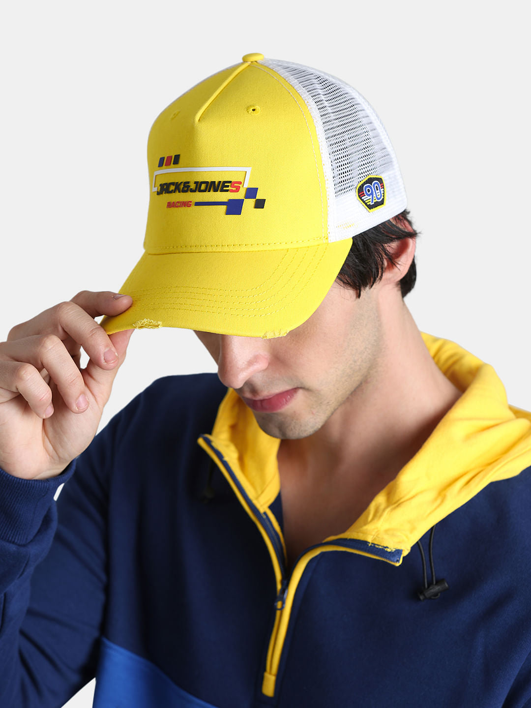 URBAN RACERS by JACK&JONES Yellow Trucker Cap