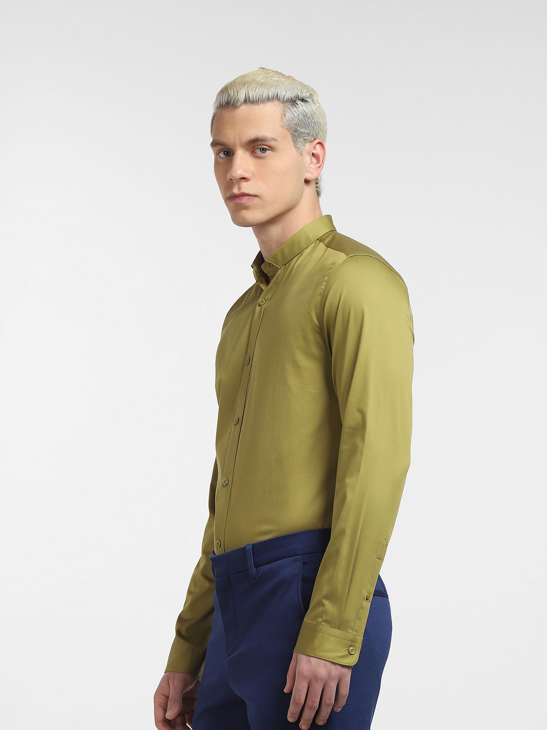 Green Full Sleeves Shirt