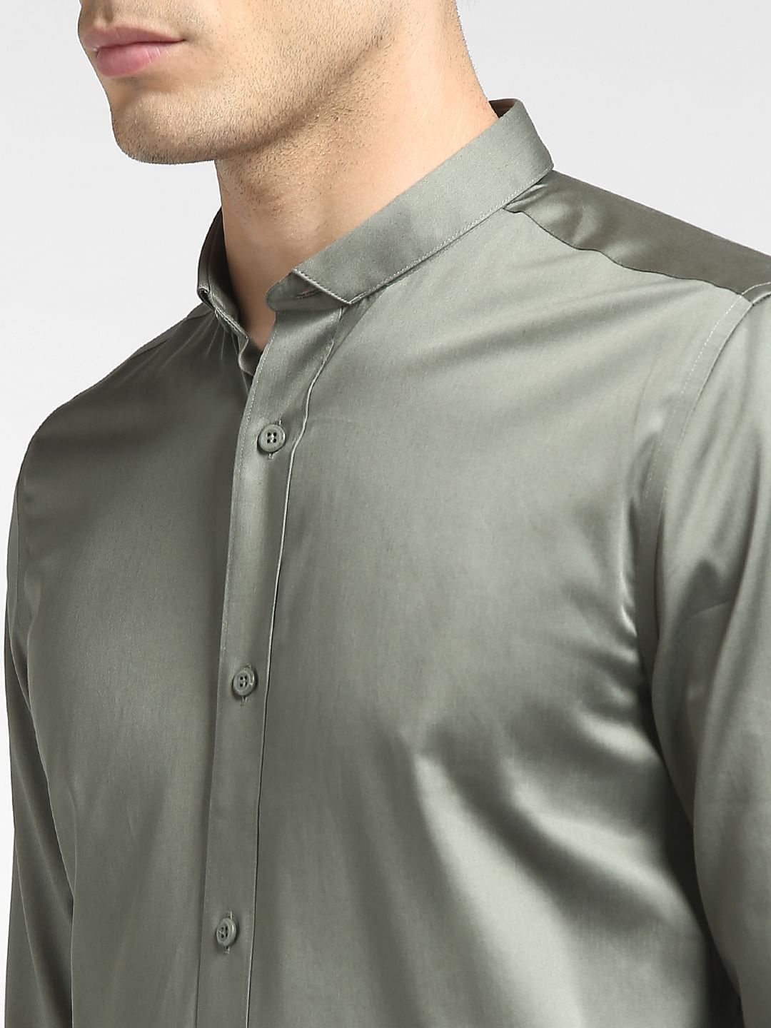 Grey Full Sleeves Shirt