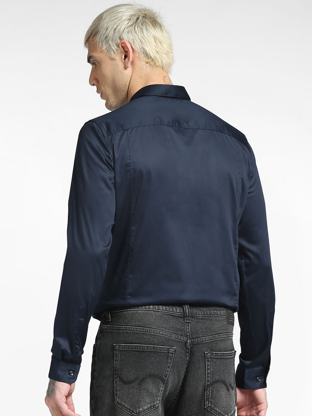 Blue Full Sleeves Shirt