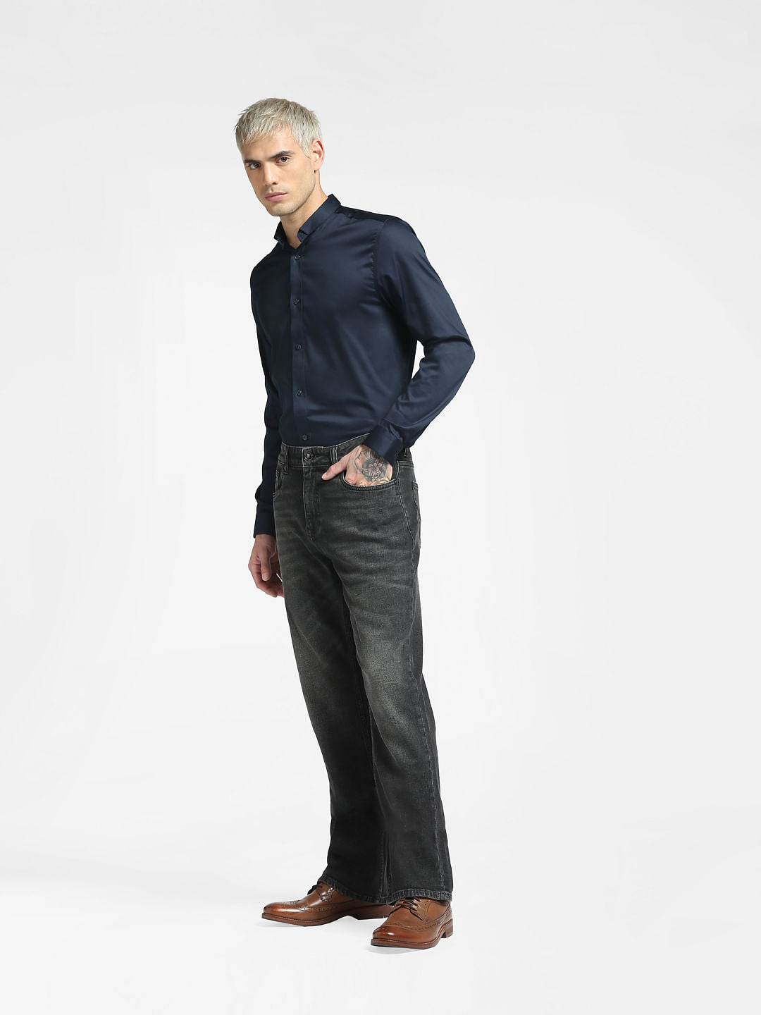 Blue Full Sleeves Shirt