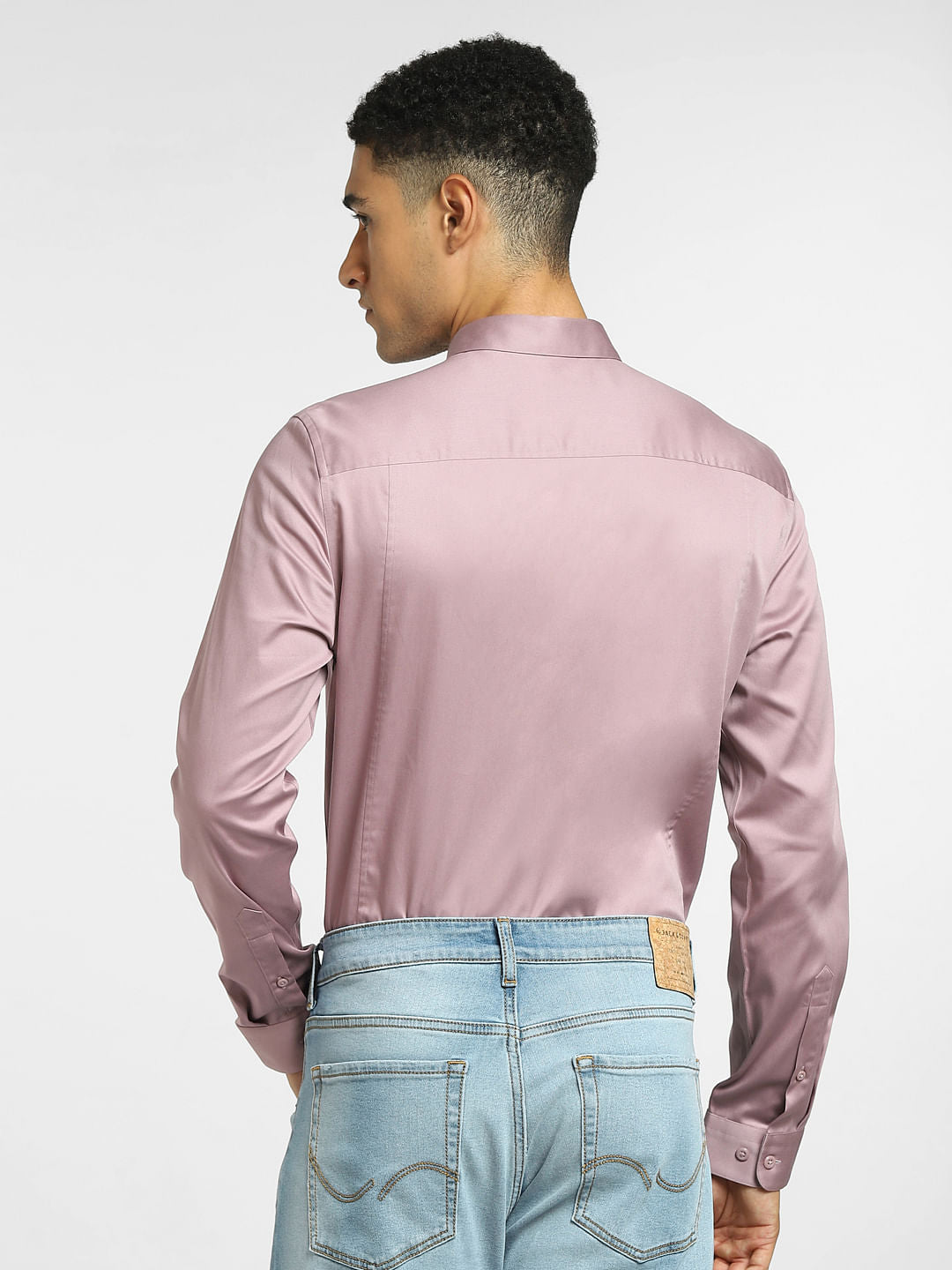 Light Pink Full Sleeves Shirt