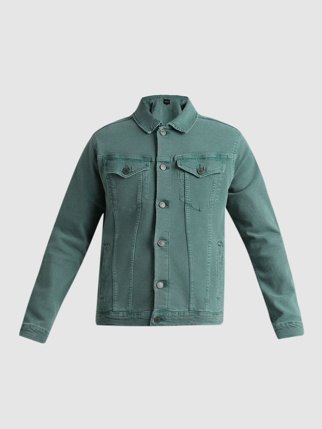 URBAN RACERS by JACK&JONES Green Over-Dyed Casual Jacket