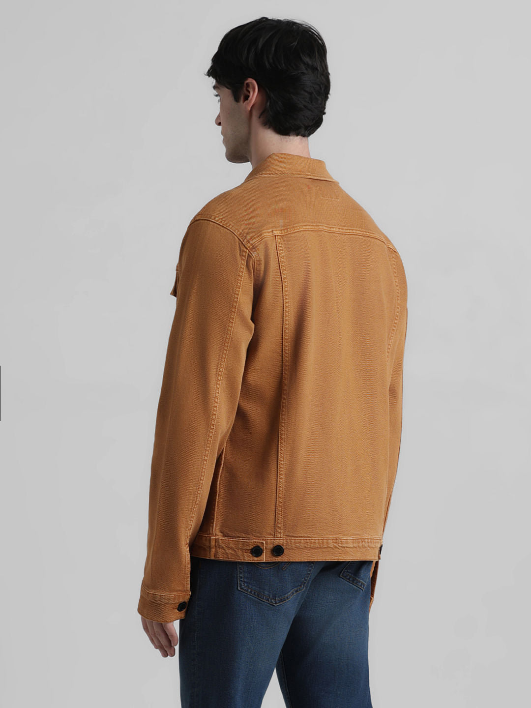URBAN RACERS by JACK&JONES Dark Brown Over-Dyed Casual Jacket