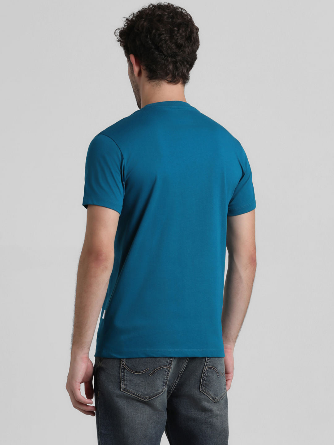 Core Blue Crew Neck T-shirt