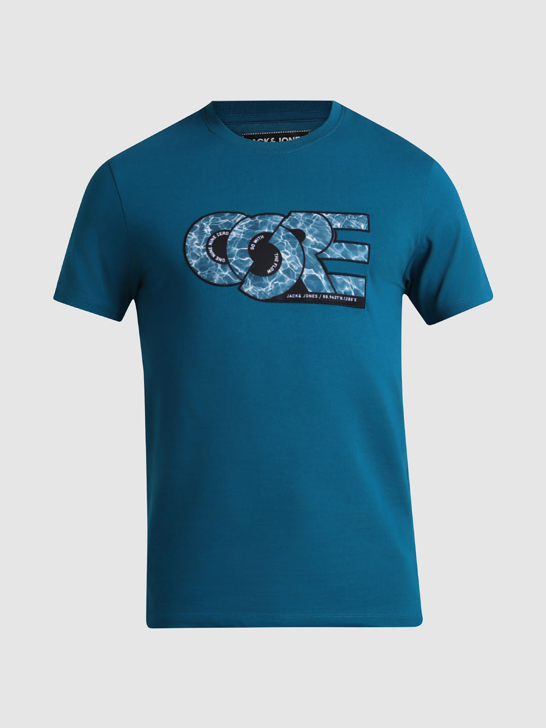 Core Blue Crew Neck T-shirt