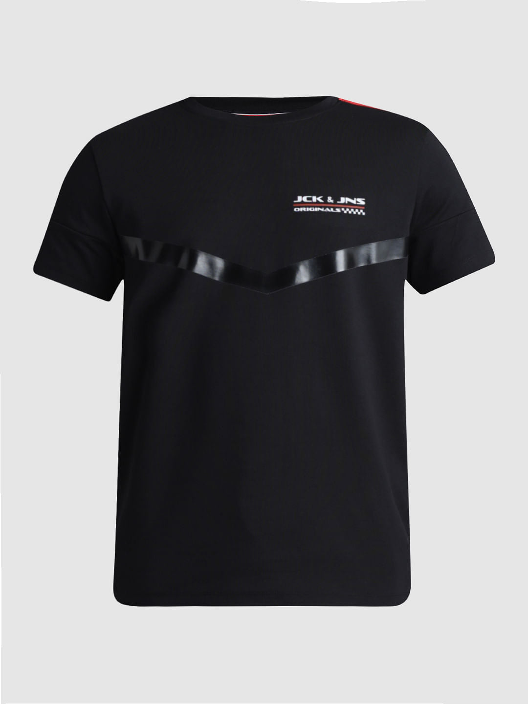 URBAN RACERS by Jack & Jones Black Crew Neck T-shirt