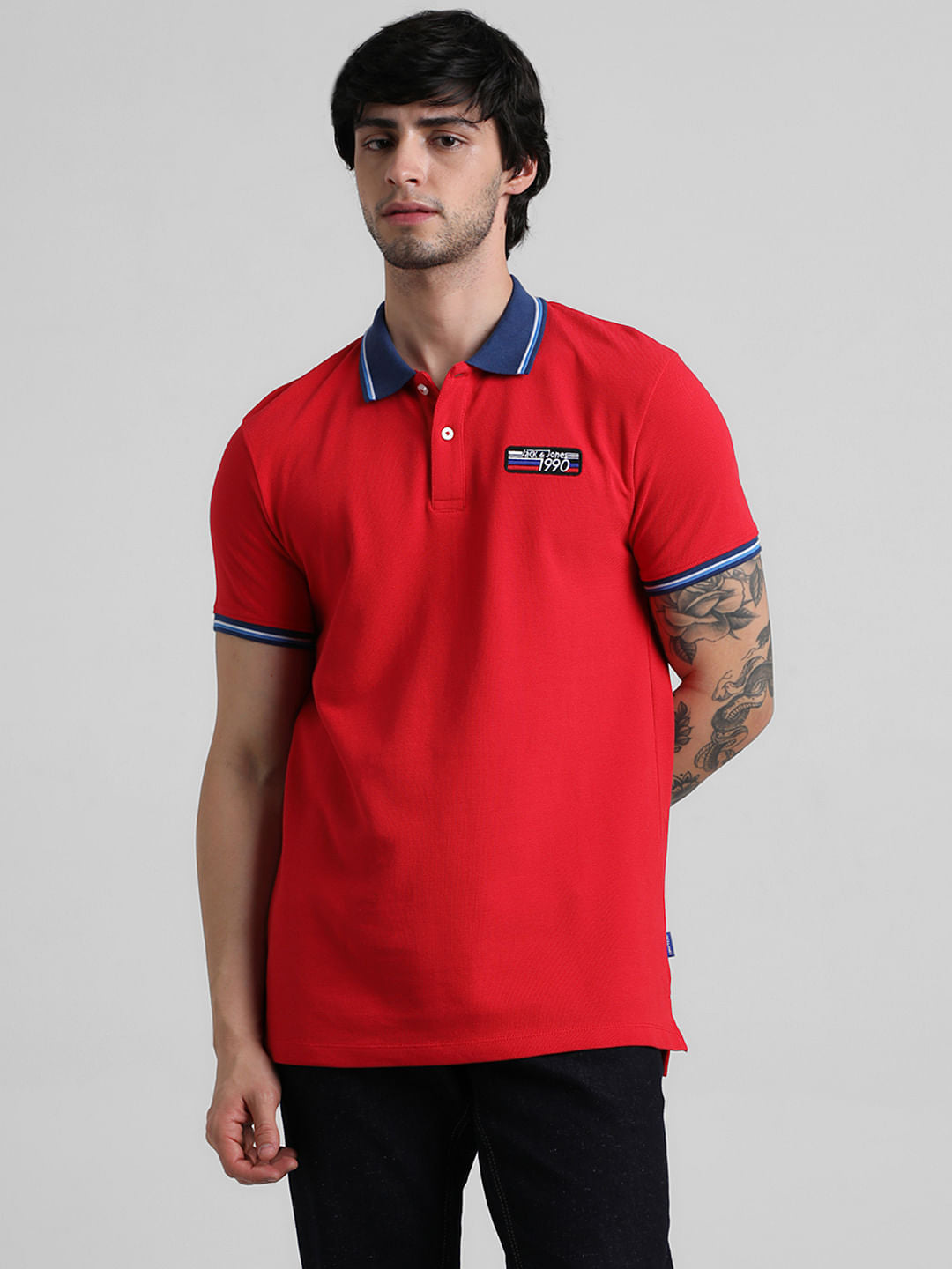URBAN RACERS by JACK&JONES RED MOTORSPORT POLO T-SHIRT