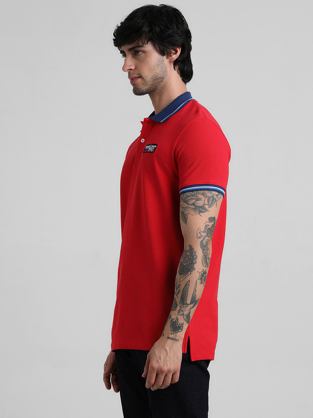 URBAN RACERS by JACK&JONES RED MOTORSPORT POLO T-SHIRT