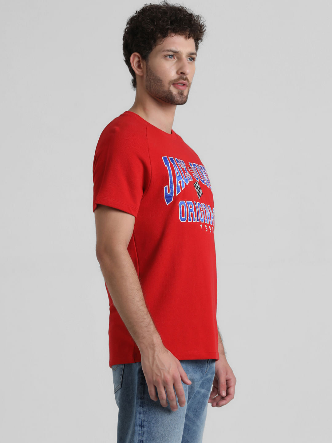 Originals Red Logo Print T-shirt