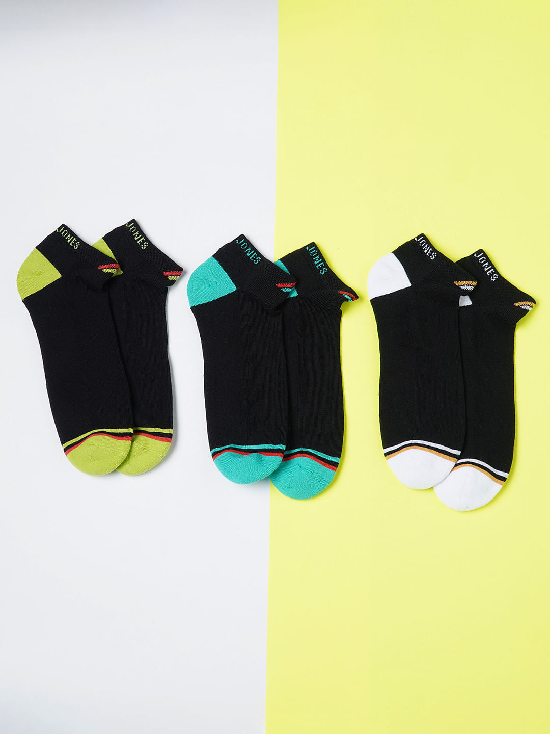 Pack of 3 Navy Terry Ankle Length Socks - ONE