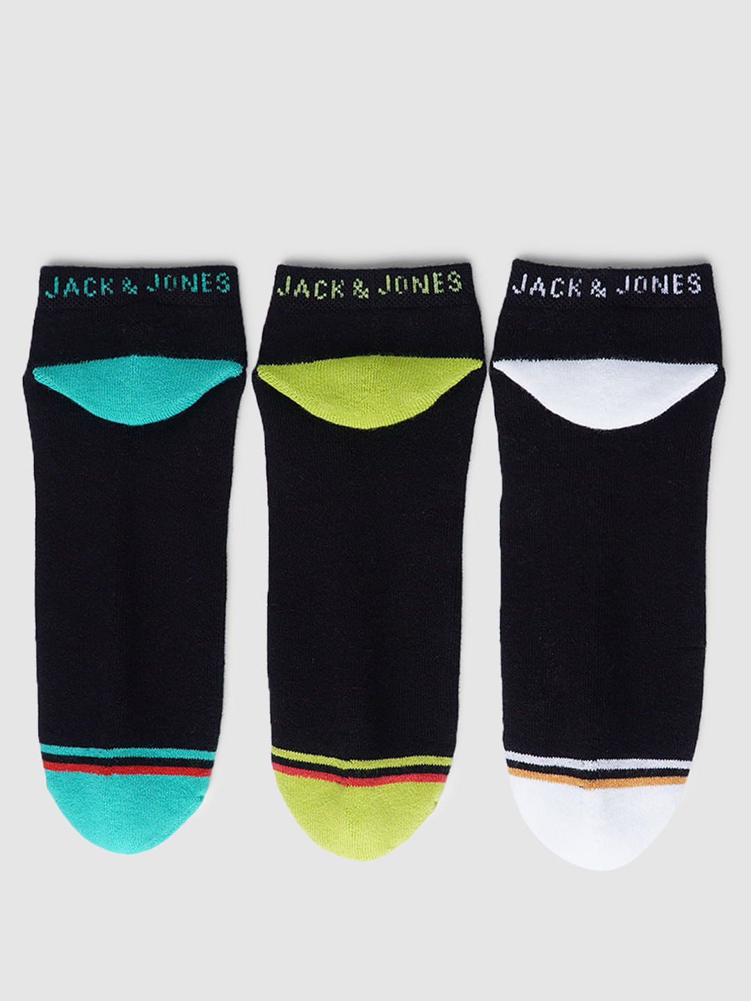Pack of 3 Navy Terry Ankle Length Socks
