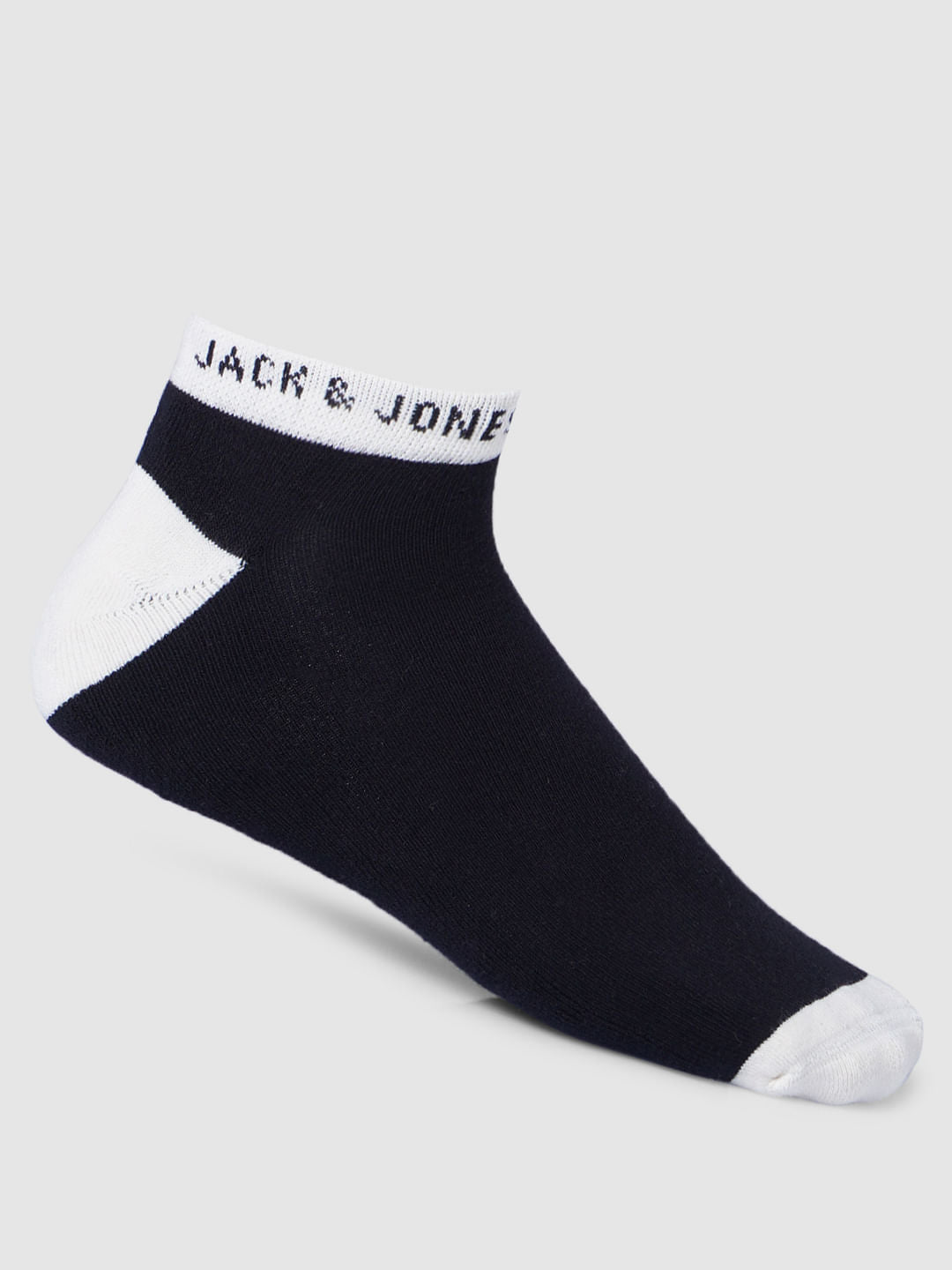 Pack Of 3 Black Terry Ankle Length Socks