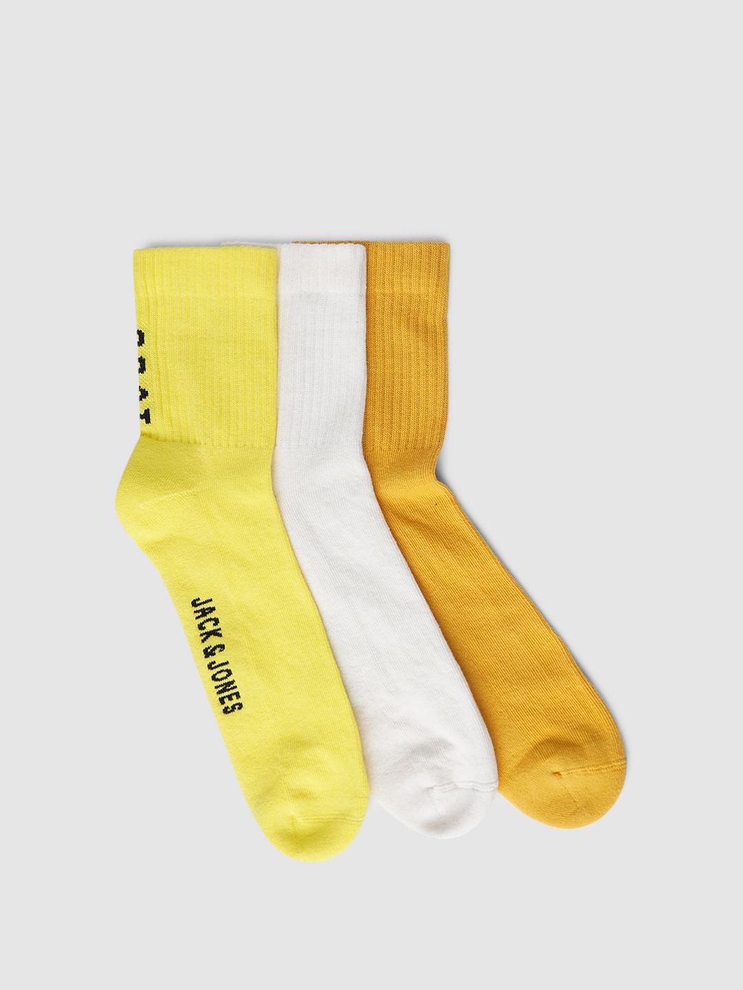 Pack Of 3 Terry Mid Length Socks