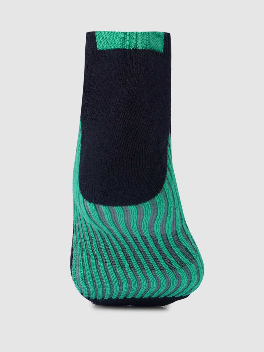 Pack Of 3 Colourblocked Terry Ankle Length Socks
