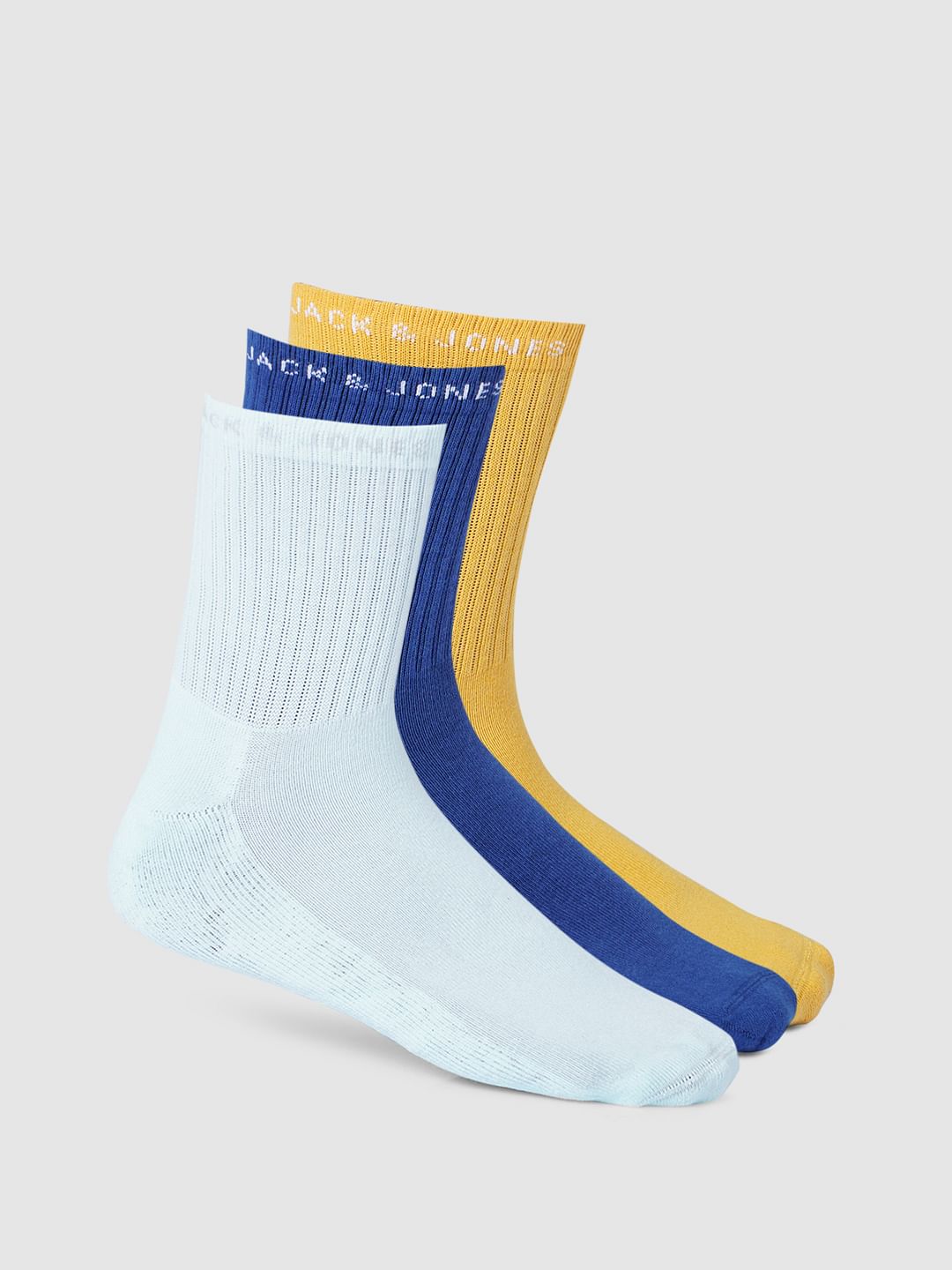 Pack Of 3 Terry Mid Length Socks