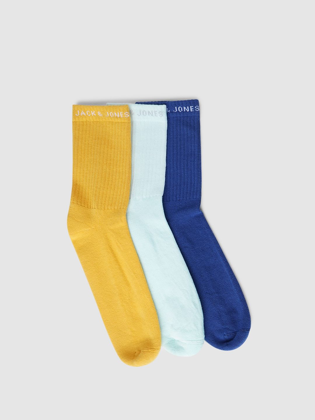 Pack Of 3 Terry Mid Length Socks