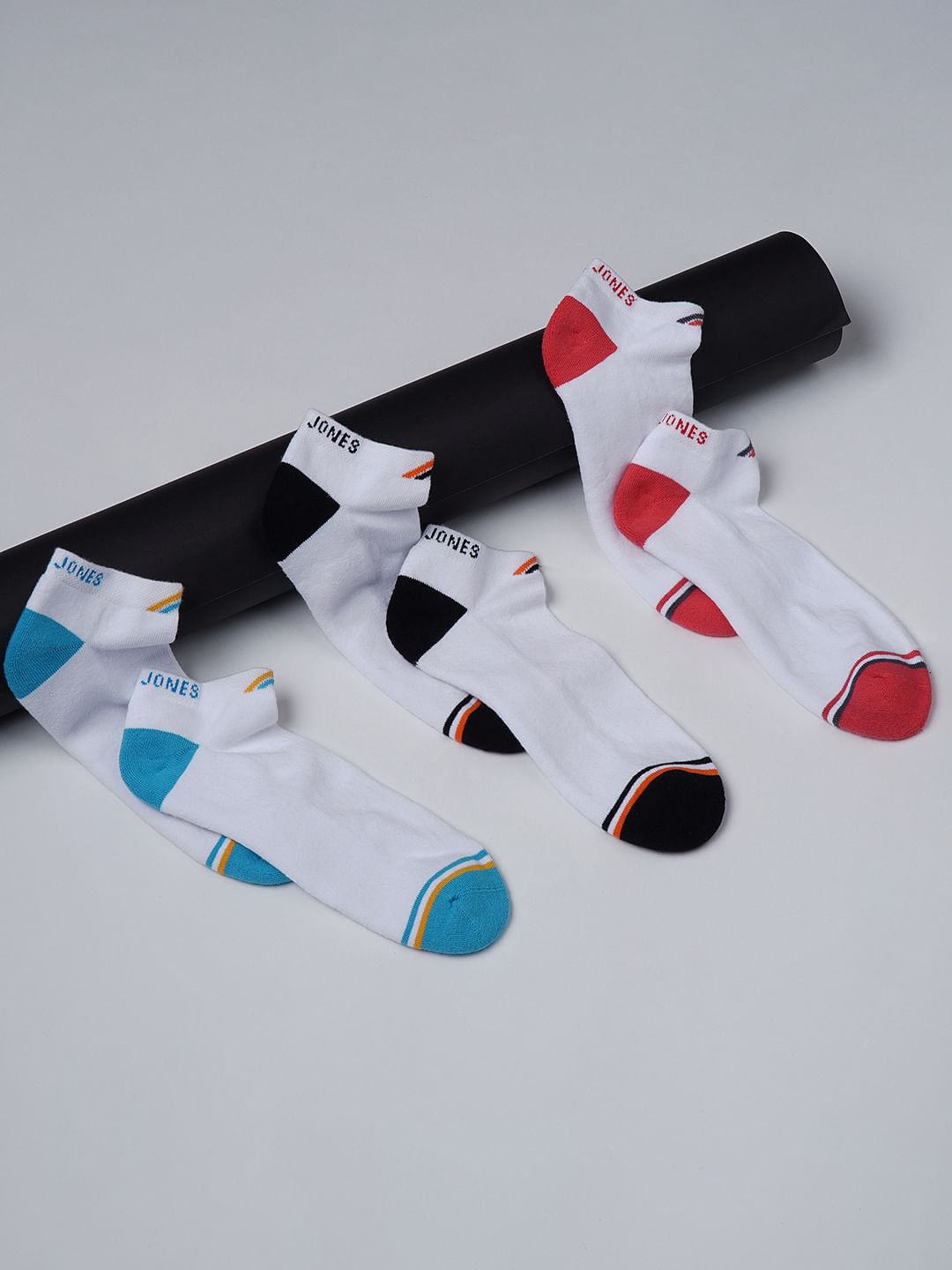 Pack of 3 White Terry Ankle Length Socks - ONE