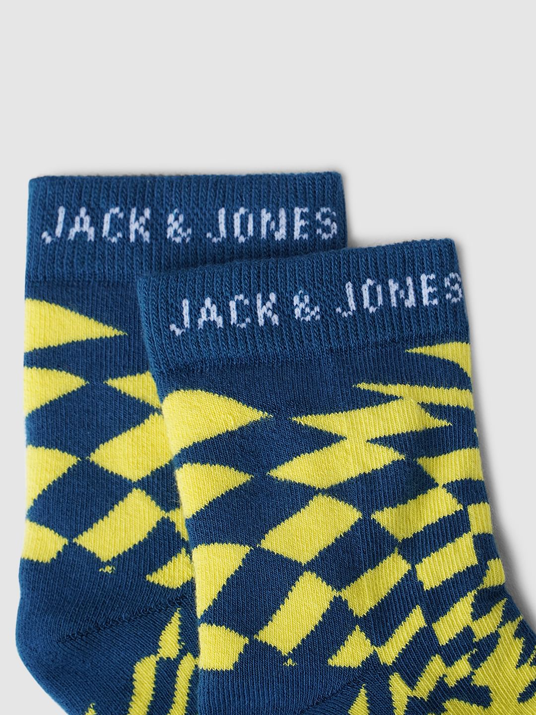 Pack Of 3 Printed Terry Mid Length Socks