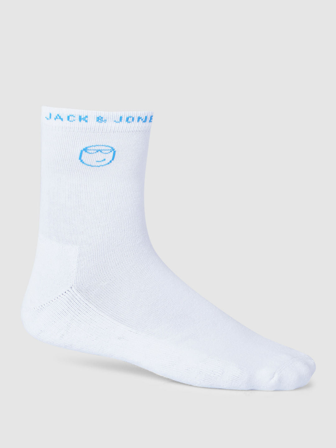 Pack Of 3 White Terry Mid Length Socks