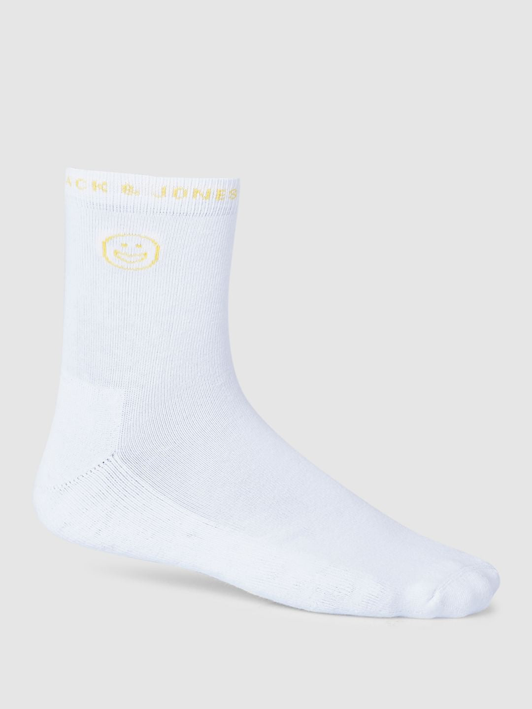 Pack Of 3 White Terry Mid Length Socks
