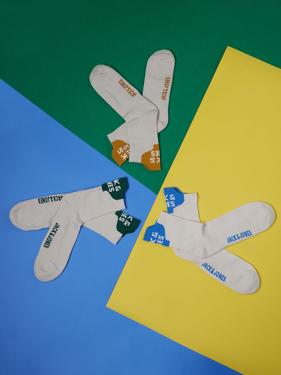 Pack Of 3 White Terry Mid Length Socks