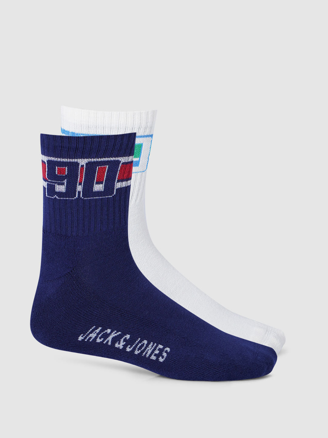 Pack Of 3 Terry Mid Length Socks - ONE