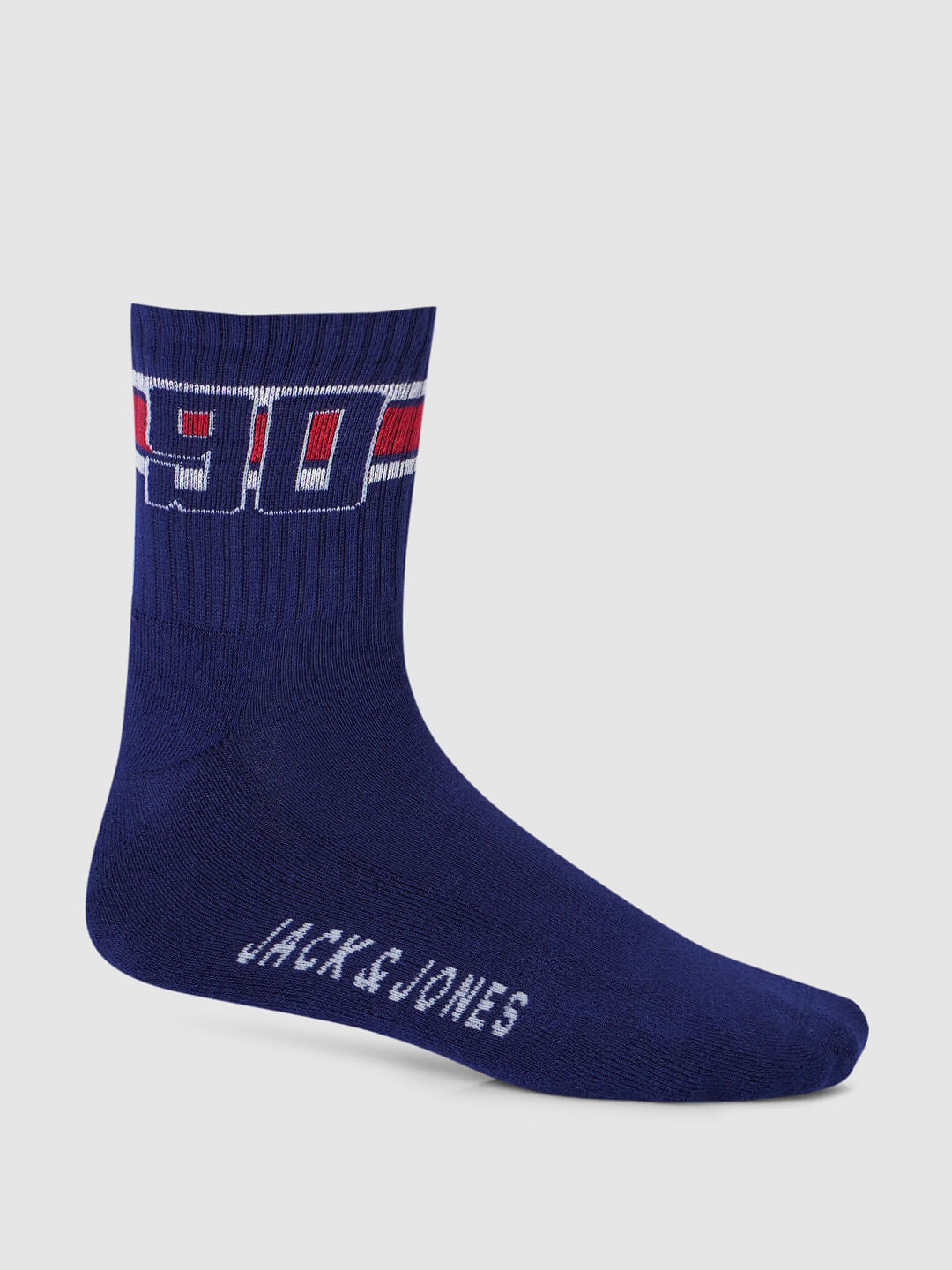 Pack Of 3 Terry Mid Length Socks