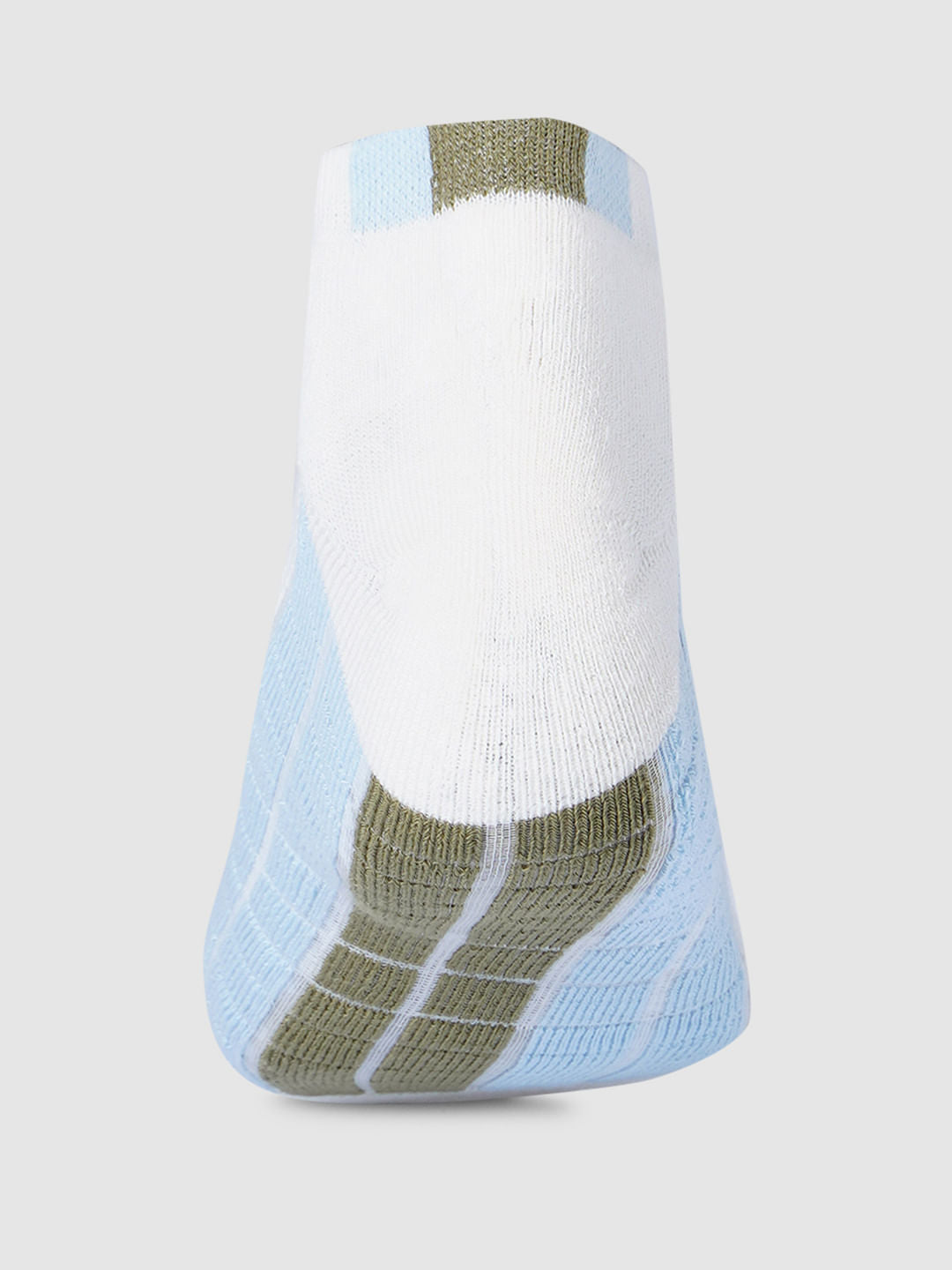 Pack Of 3 Colourblocked Terry Ankle Length Socks