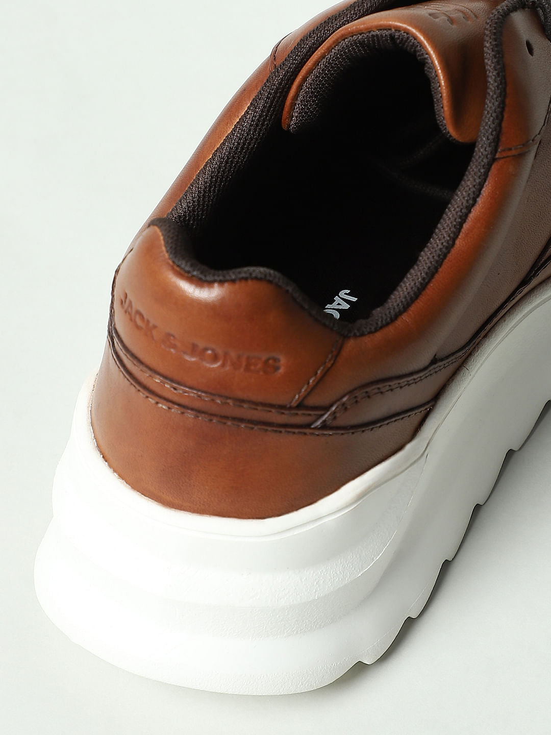 Brown Premium Leather Sneakers