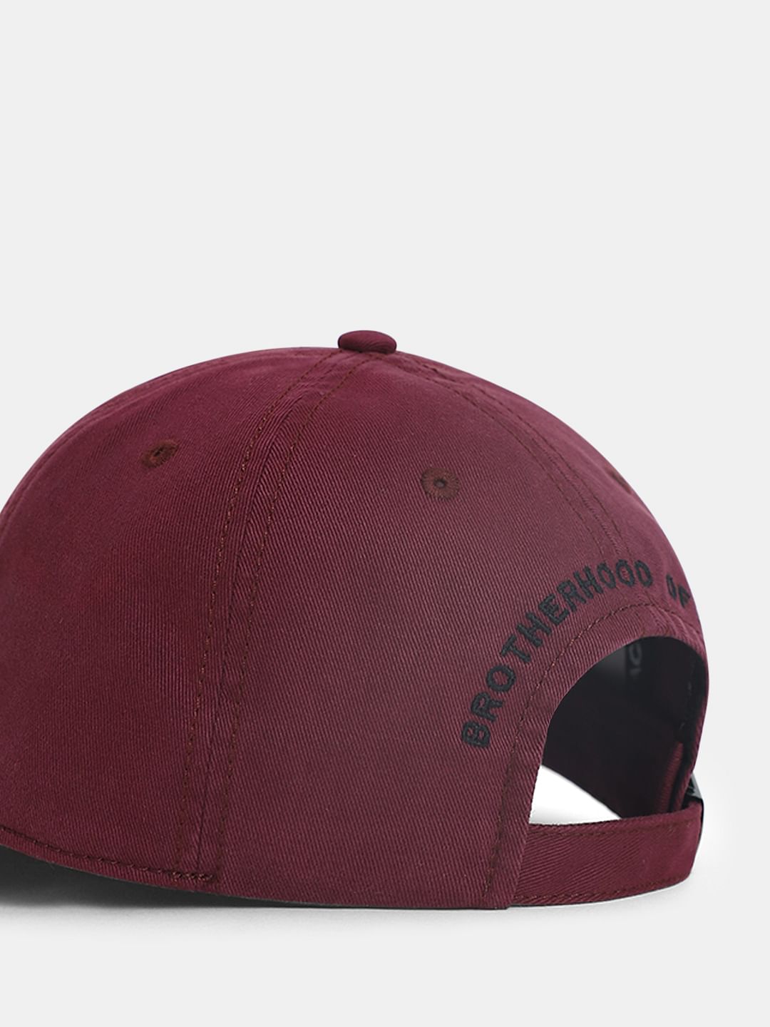 Maroon Embroidered Logo Varsity Cap