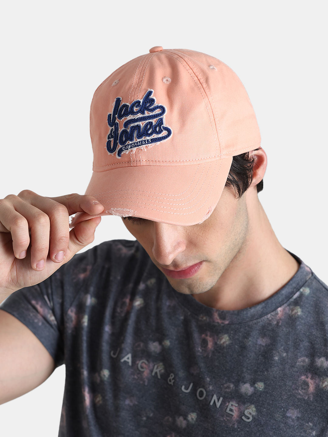 Pink Varsity Baseball Cap