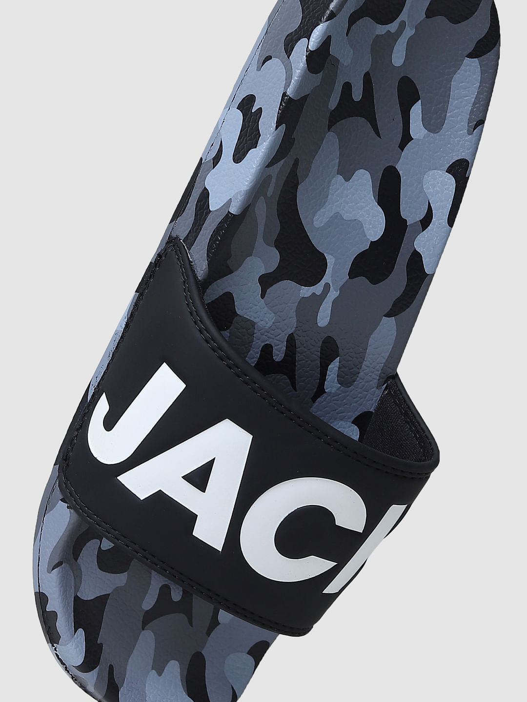 Black Camo Print Sliders