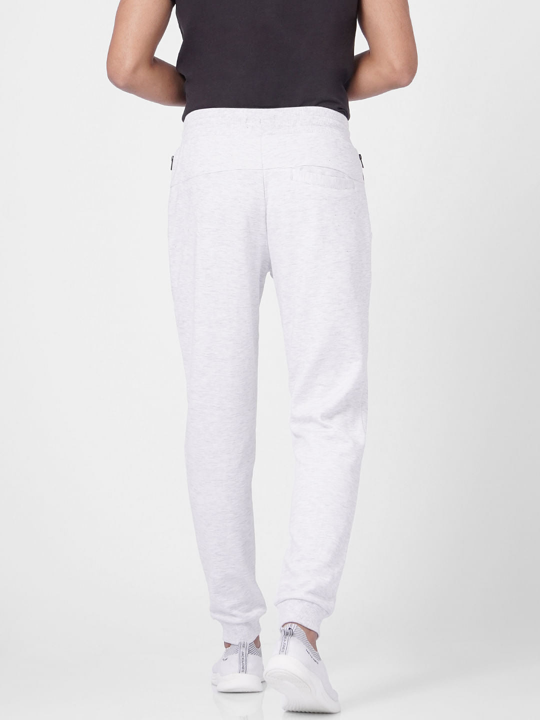 Light Grey Low Rise Trackpants