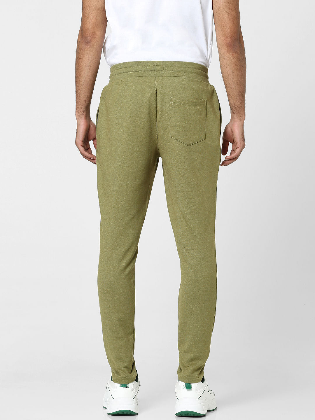 Green Mid Rise Trackpants
