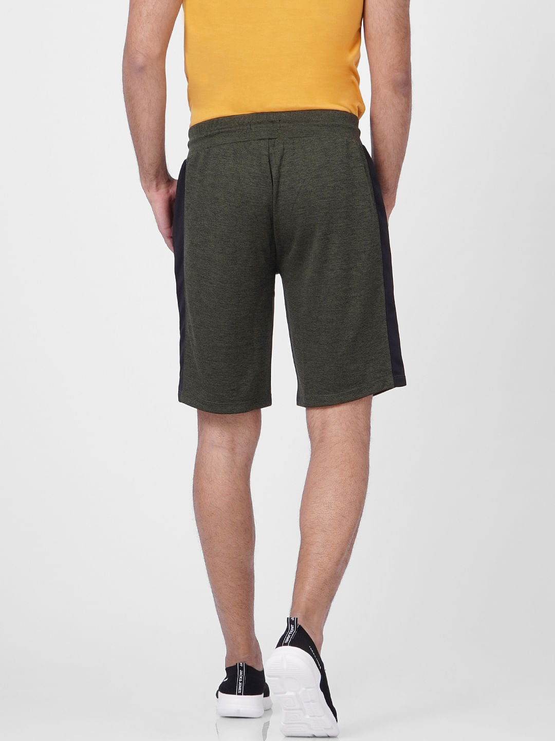 Green Mid Rise Sweatshorts