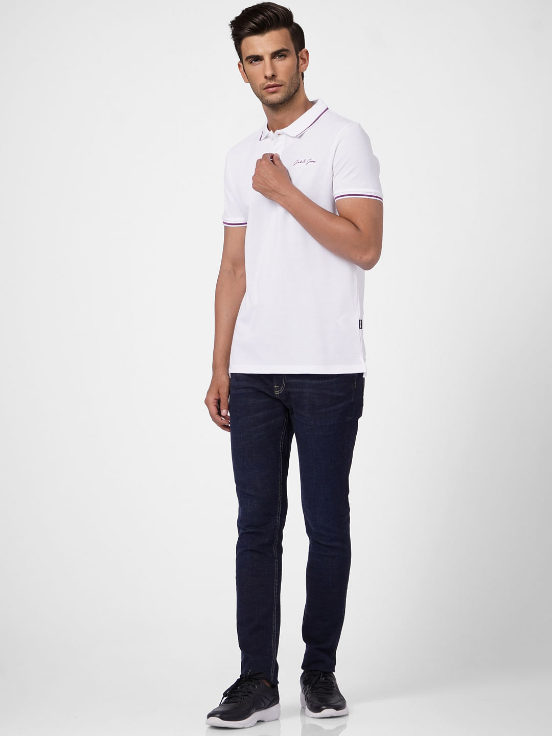 White Polo T-shirt