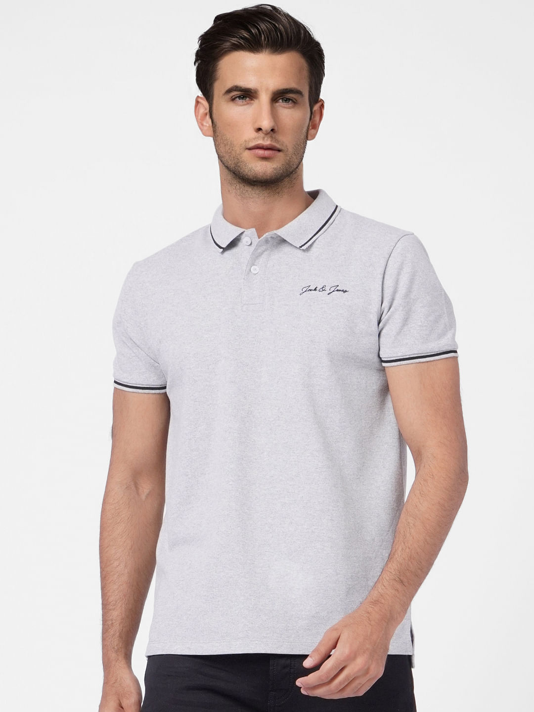 Light Grey Polo T-shirt