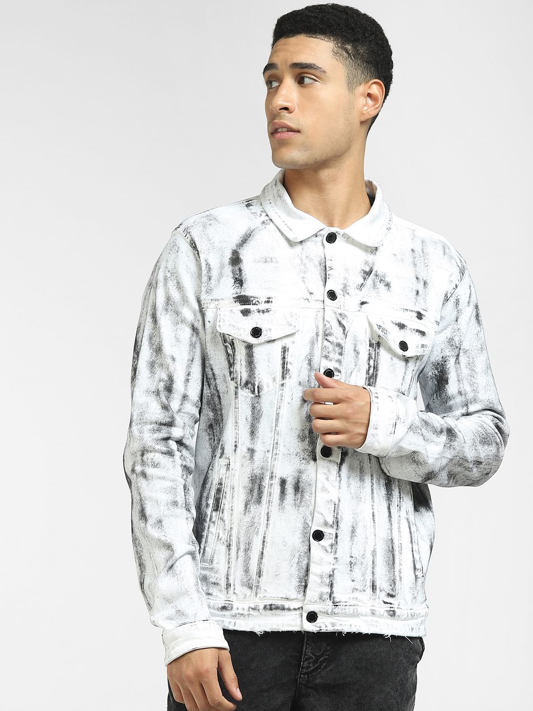 White Washed Denim Jacket