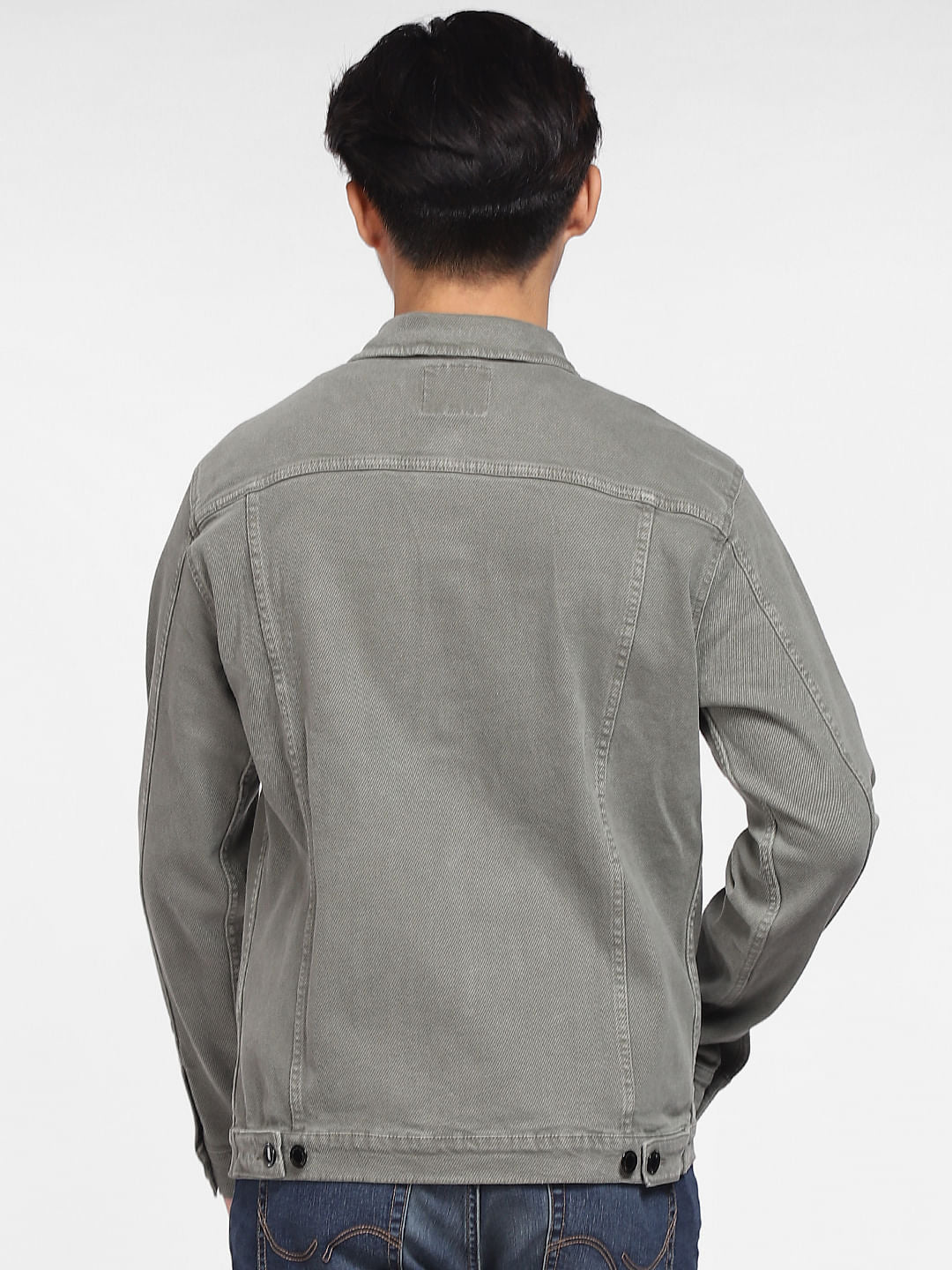 Faded Green Denim Jacket