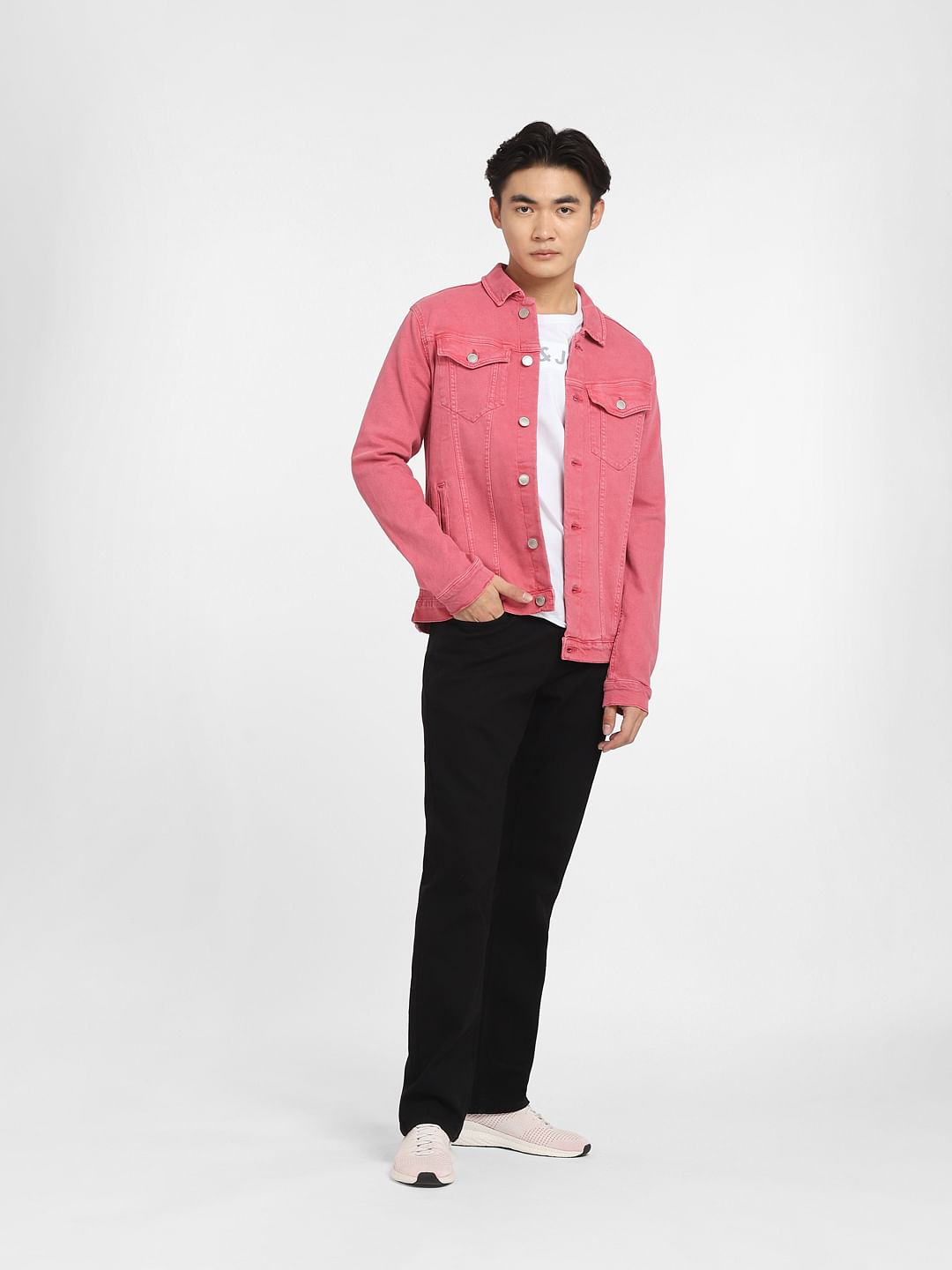 Pink Field Denim Jacket
