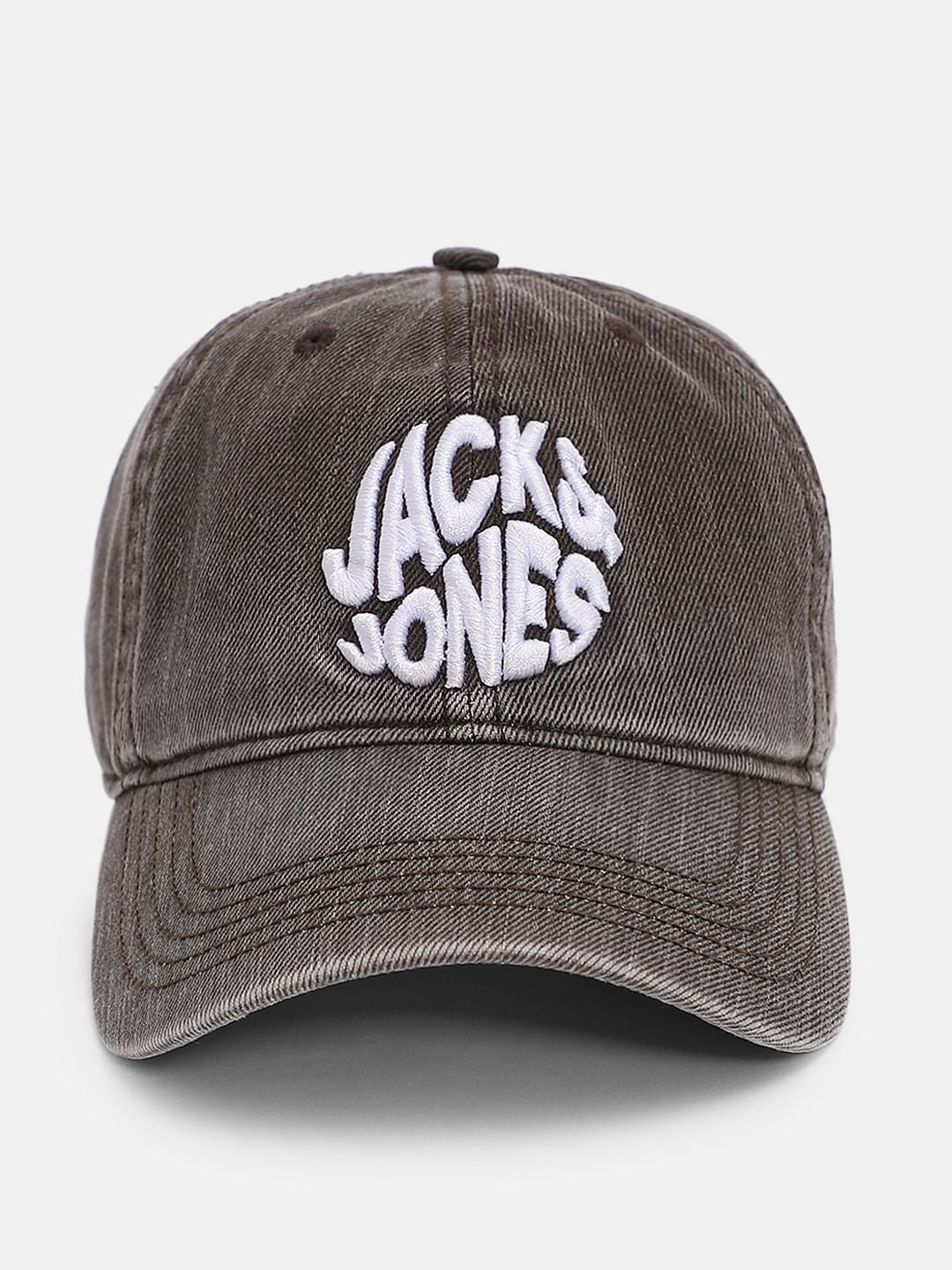 Grey Faded Denim Cap - ONE