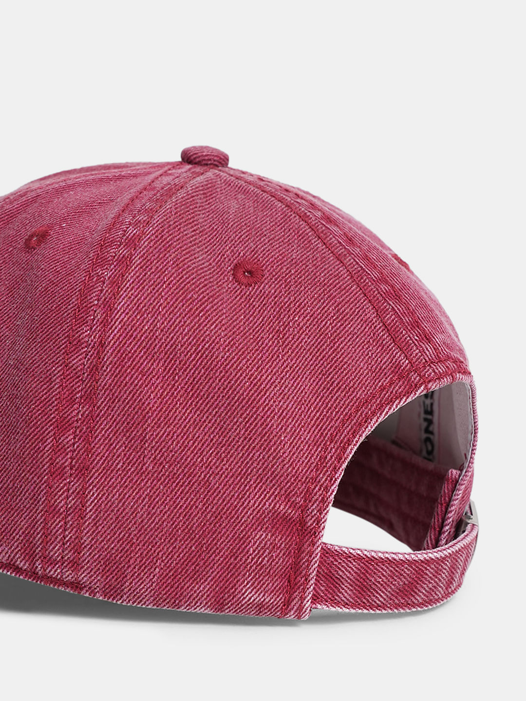 Red Faded Denim Cap