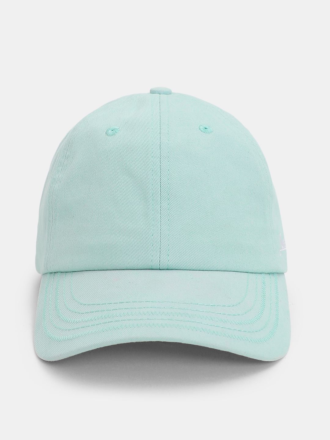 Light Green Cotton Baseball Cap - ONE
