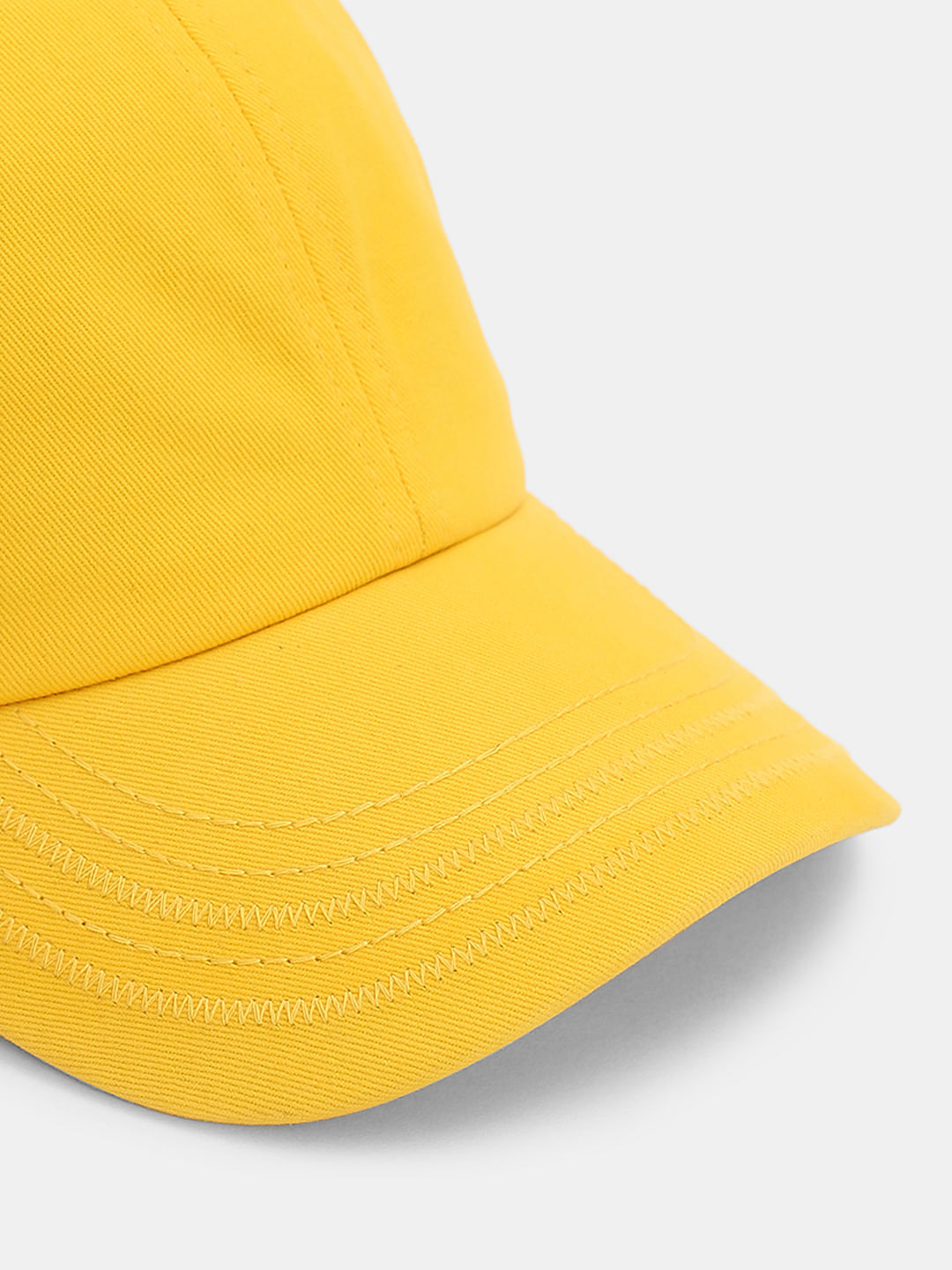 Light Yellow Cotton Baseball Cap