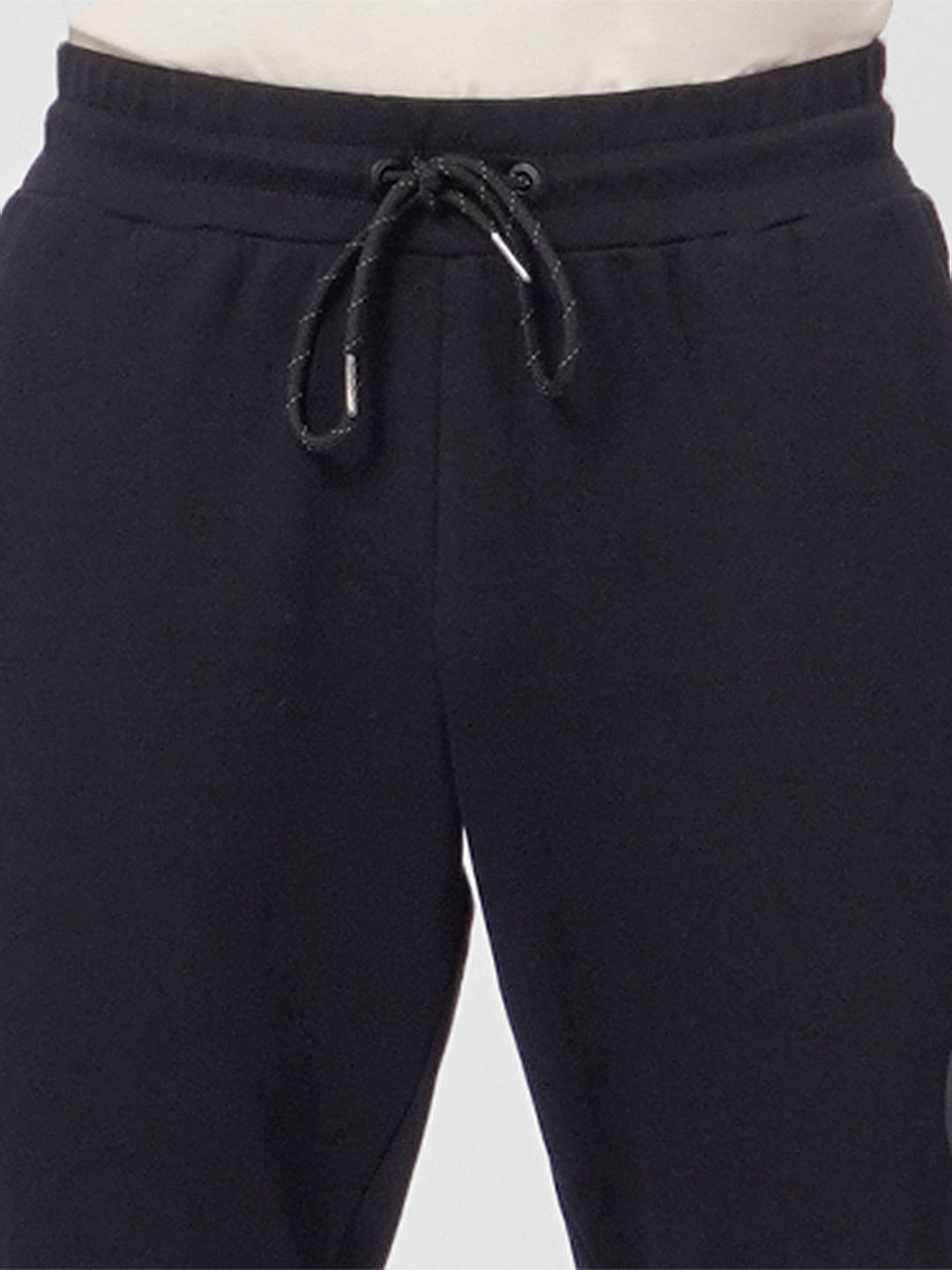 Black Mid Rise Knit Sweatpants